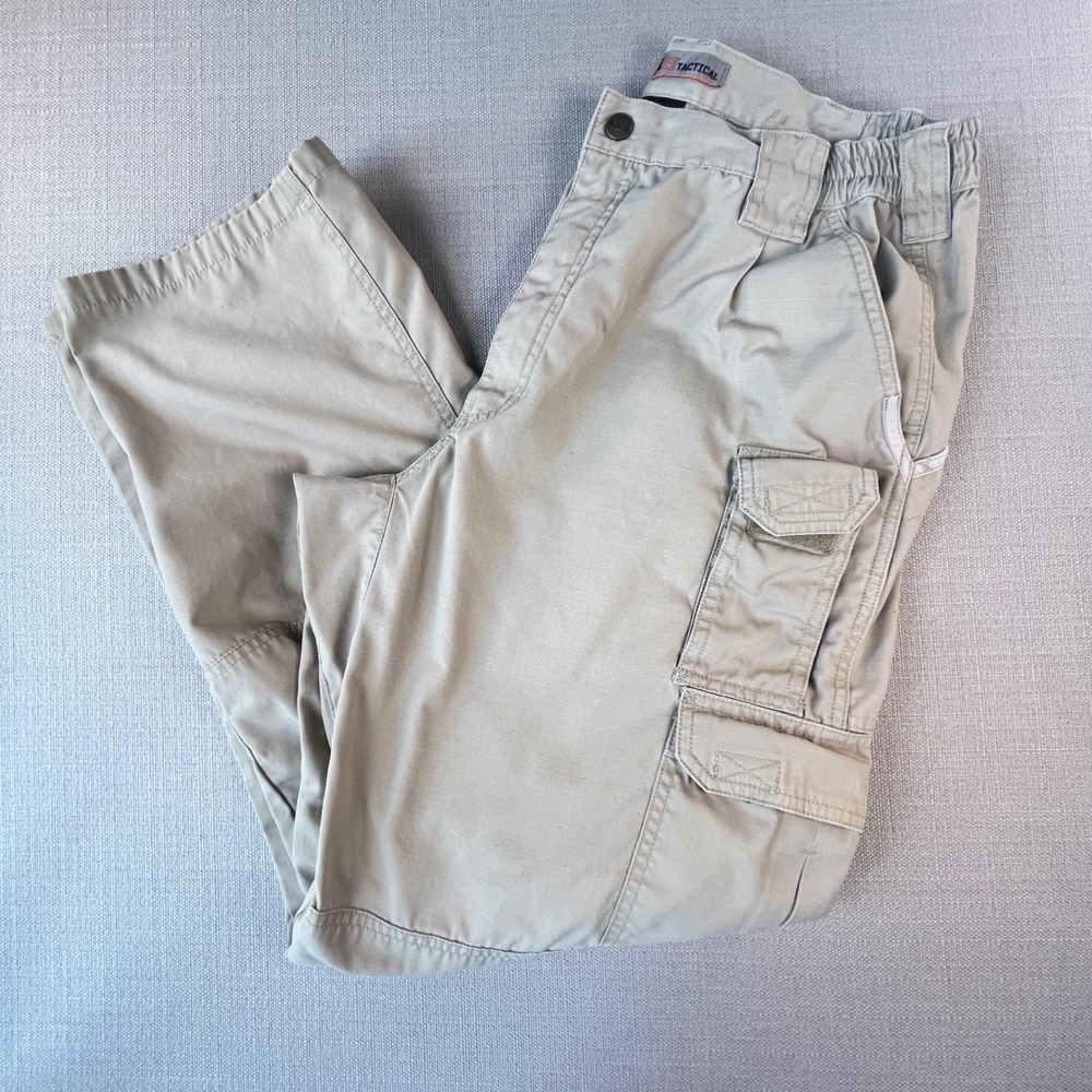 5.11 Tactical Cargo Pants Mens 36x32 Tan Khaki Ripstop TDU Workwear